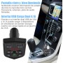 Receptor Bluetooth Manos libres Reproductor Mp3 Transmision FM para Auto