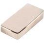 Iman de neodimio rectangular 20X10X3mm autoadhesivo