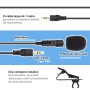 Microfono corbatero 3 pin para telefonos, camaras y PC