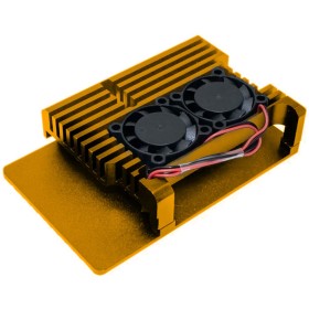 2 en 1 Carcasa y disipador de aluminio anodizado para raspberry