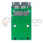 Adaptador mini pci-e mSATA SSD a 1,8 micro SATA