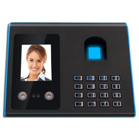 Control de personal por huella y reconocimiento facial con fuente 5v 1a