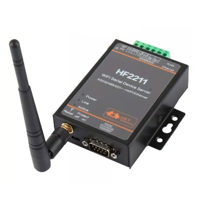 Conversor RS485/RS422 a ethernet RJ45 y WIFI