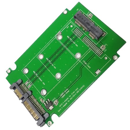 Adaptador  SSD mini Pci-e a SATA II