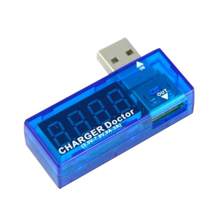 Tester USB de voltaje y corriente