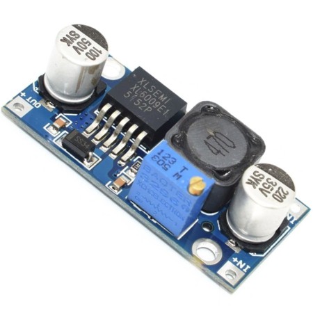 Fuente Step Up XL6009 Dc Dc  Ajustable 5v 35v Arduino