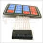 Teclado Membrana Matricial 4x4  Autoadhesivo Arduino