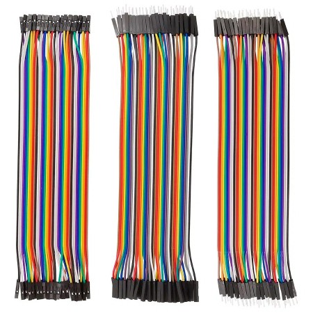 Kit 120 Cables 20cm Protoboard Arduino