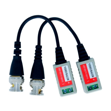 Balun pasivo par BNC hasta 300m 1080p
