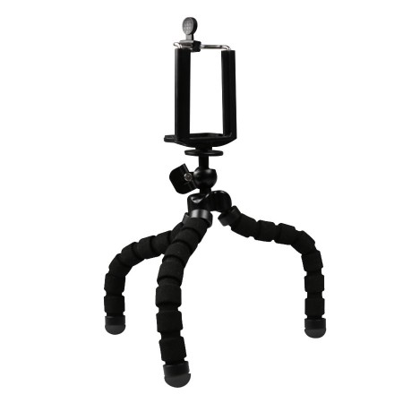 Trípode araña flexible para celular y cámaras