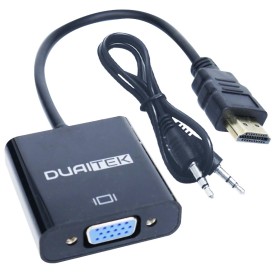 Vídeo HDMI a VGA con audio marca DUAITEK
