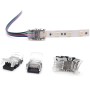 Conector 10mm tira de led RGB 10mm sin soldadura