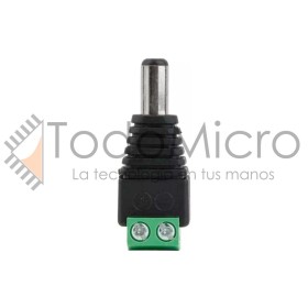 Adaptador tipo plug Macho 2.1x5.5 a bornera