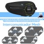 Intercomunicador Bluetooth para Casco de Moto Ejeas V6 1200 Mts
