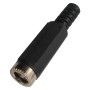 Adaptador plug hembra 2.1 x 5.5 para soldar en cable