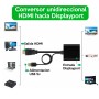 Conversor HDMI a Displayport