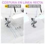 Mini Maquina de coser hogareña con ranura para mangas